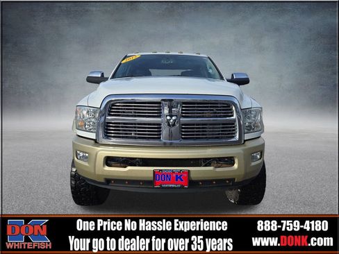 Used 2012 RAM 3500 Laramie Longhorn w/ HD Snow Plow Prep Group image 3