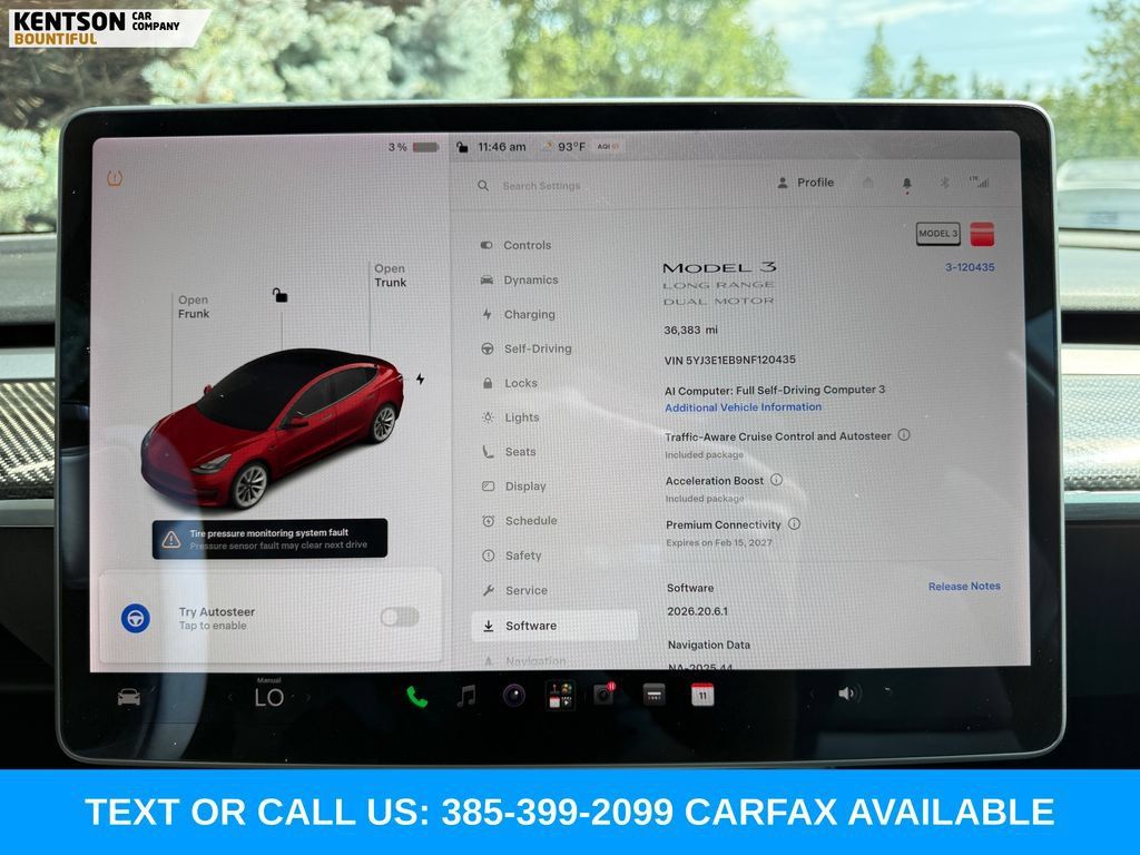 Used 2022 Tesla Model 3 Long Range AWD/4WD image 21