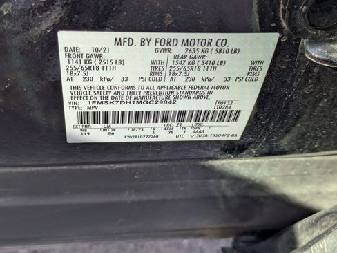 Certified 2021 Ford Explorer XLT image 40