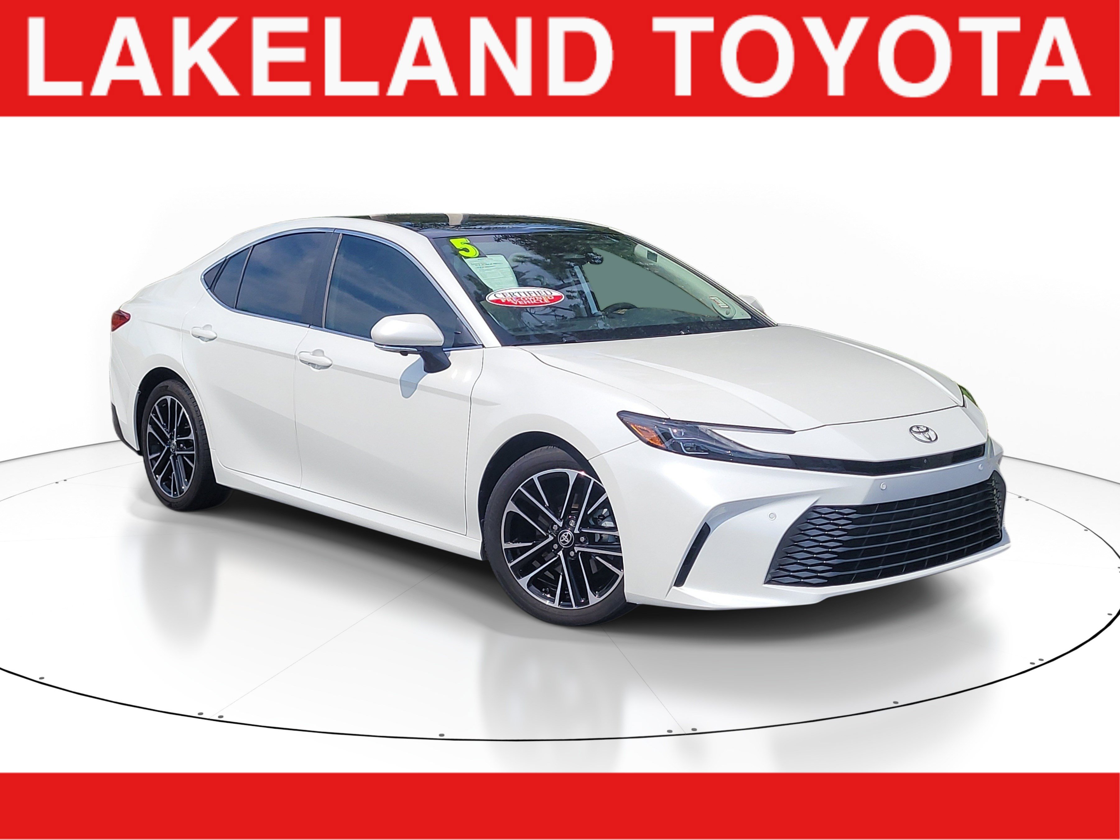 Certified 2025 Toyota Camry XLE w/ Premium Plus Package FWD image 1