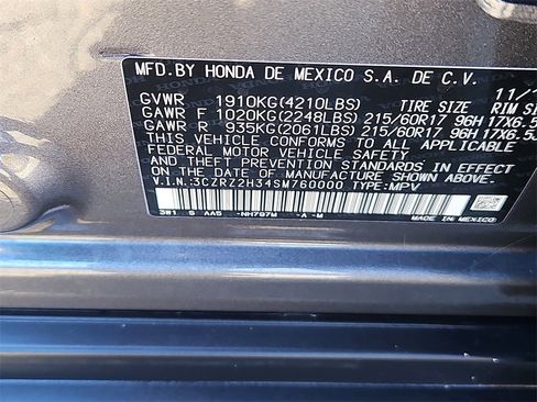 Certified 2025 Honda HR-V LX image 14