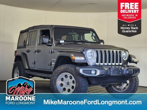Used 2019 Jeep Wrangler Unlimited Sahara w/ Cold Weather Group AWD/4WD image 1