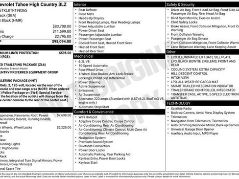 New 2026 Chevrolet Tahoe High Country image 4