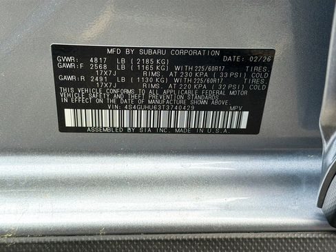 New 2026 Subaru Crosstrek 2.5i Wilderness image 40