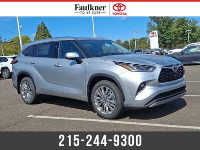 New 2025 Toyota Highlander Platinum