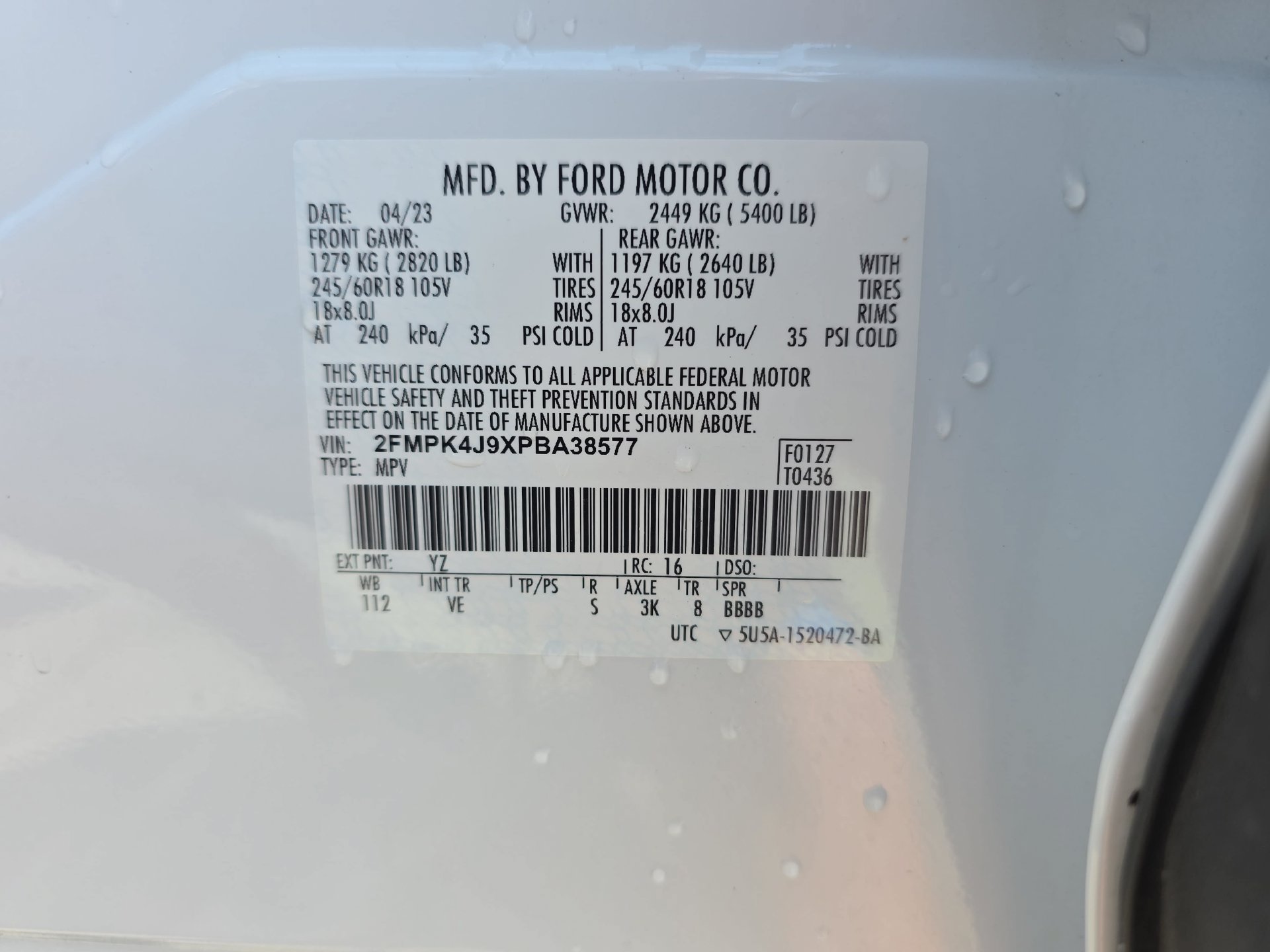 Used 2023 Ford Edge SEL AWD/4WD image 32