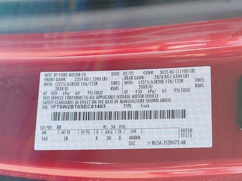 New 2025 Ford F250 Lariat w/ Lariat Ultimate Package image 14