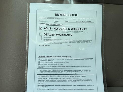 Used 1998 GMC Yukon 2WD 4-Door w/ Marketing Opt Pkg 5 image 34
