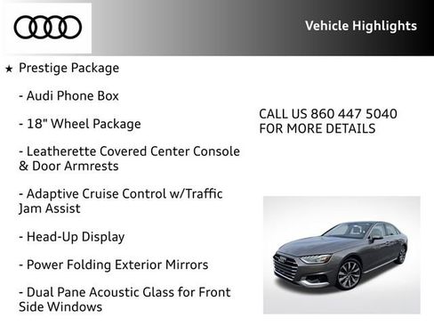 Certified 2022 Audi A4 2.0T Prestige AWD/4WD image 35