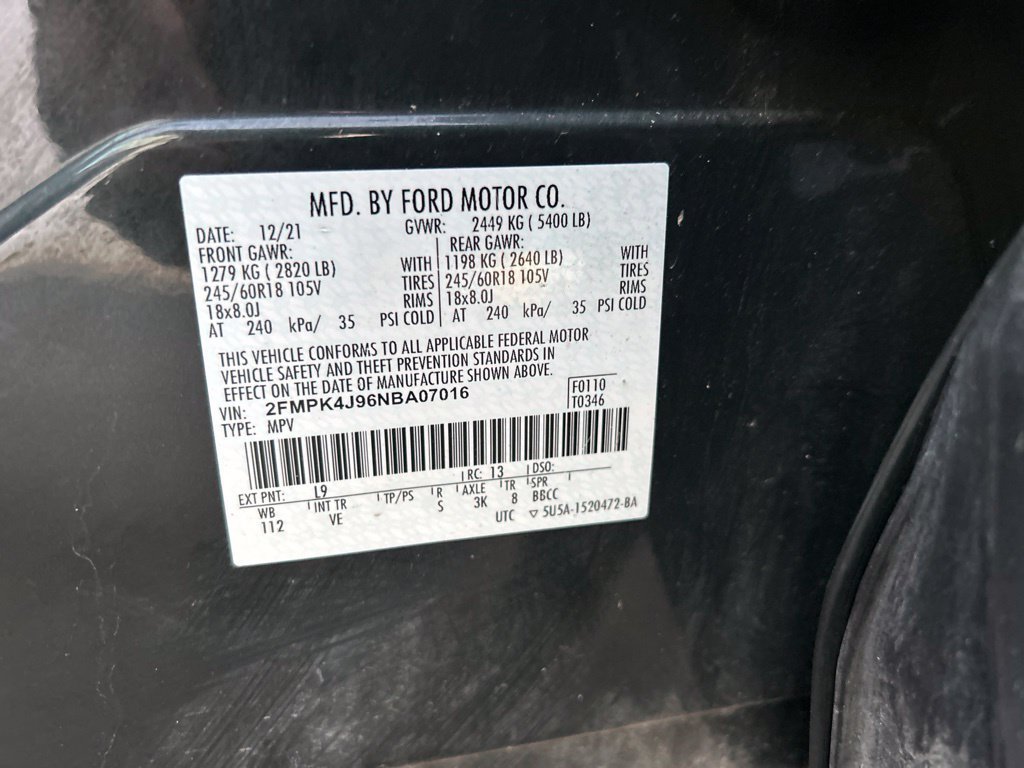 Used 2022 Ford Edge SEL w/ Convenience Package AWD/4WD image 12