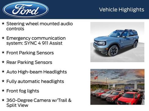 New 2025 Ford Bronco Sport Outer Banks w/ Outer Banks Tech Package+ AWD/4WD image 8