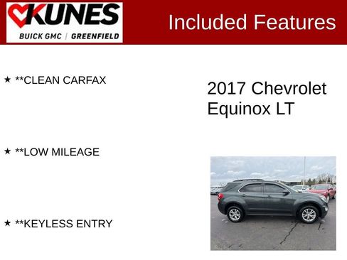 Used 2017 Chevrolet Equinox LT w/ Convenience Package FWD image 3