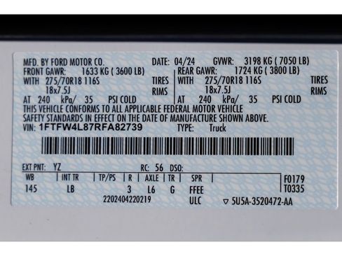 Used 2024 Ford F150 Tremor w/ Bed Utility Package AWD/4WD image 31