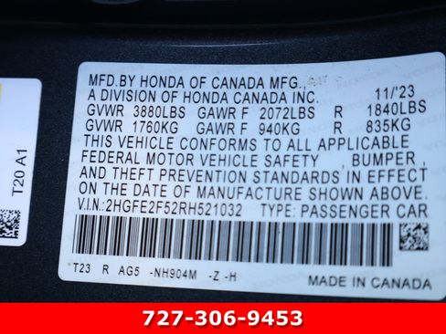 Used 2024 Honda Civic Sport image 27