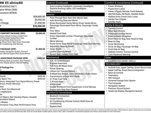 Certified 2025 BMW X5 xDrive40i w/ Climate Comfort Package image 18