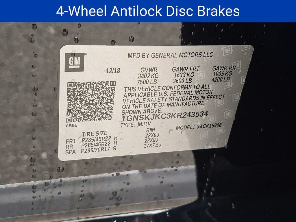 Certified 2019 Chevrolet Suburban Premier AWD/4WD image 31