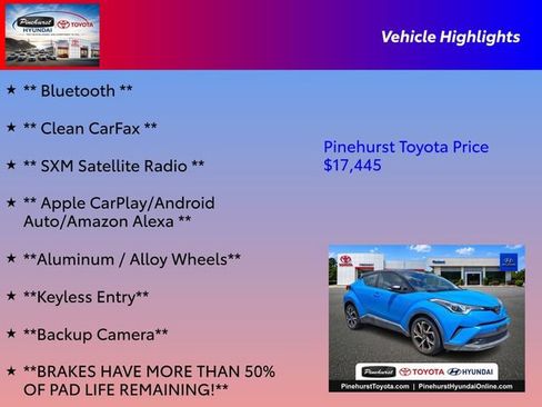 Used 2019 Toyota C-HR XLE FWD image 16