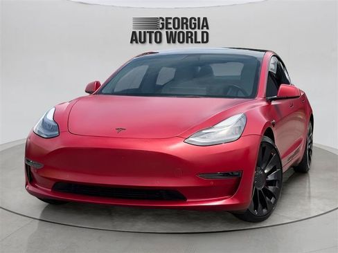 Used 2022 Tesla Model 3 Performance AWD/4WD image 1