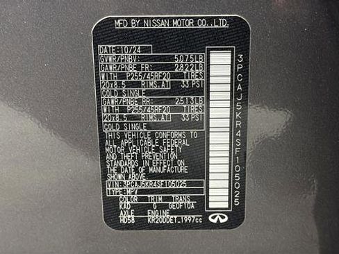 Used 2025 INFINITI QX55 Essential w/ Accent Package AWD/4WD image 28
