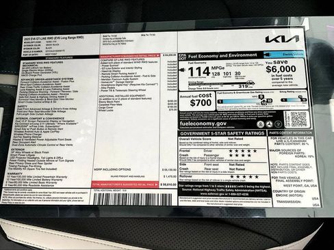 New 2025 Kia EV6 GT-Line RWD image 14