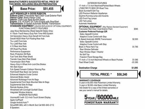 Used 2025 Jeep Wrangler Unlimited Rubicon AWD/4WD image 5