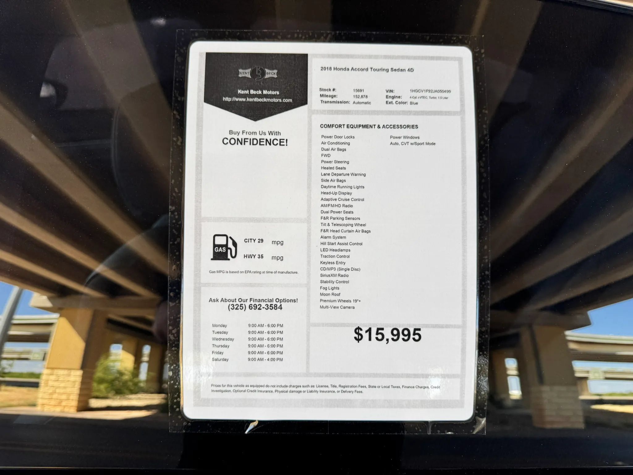 Used 2018 Honda Accord Touring image 30