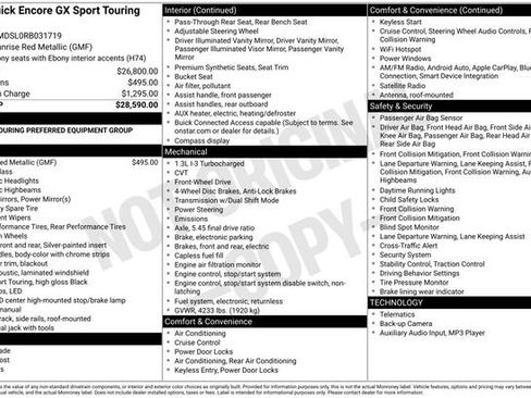 Certified 2024 Buick Encore GX Sport Touring image 26