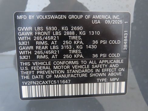 New 2026 Volkswagen Atlas SEL Premium R-Line AWD/4WD image 31