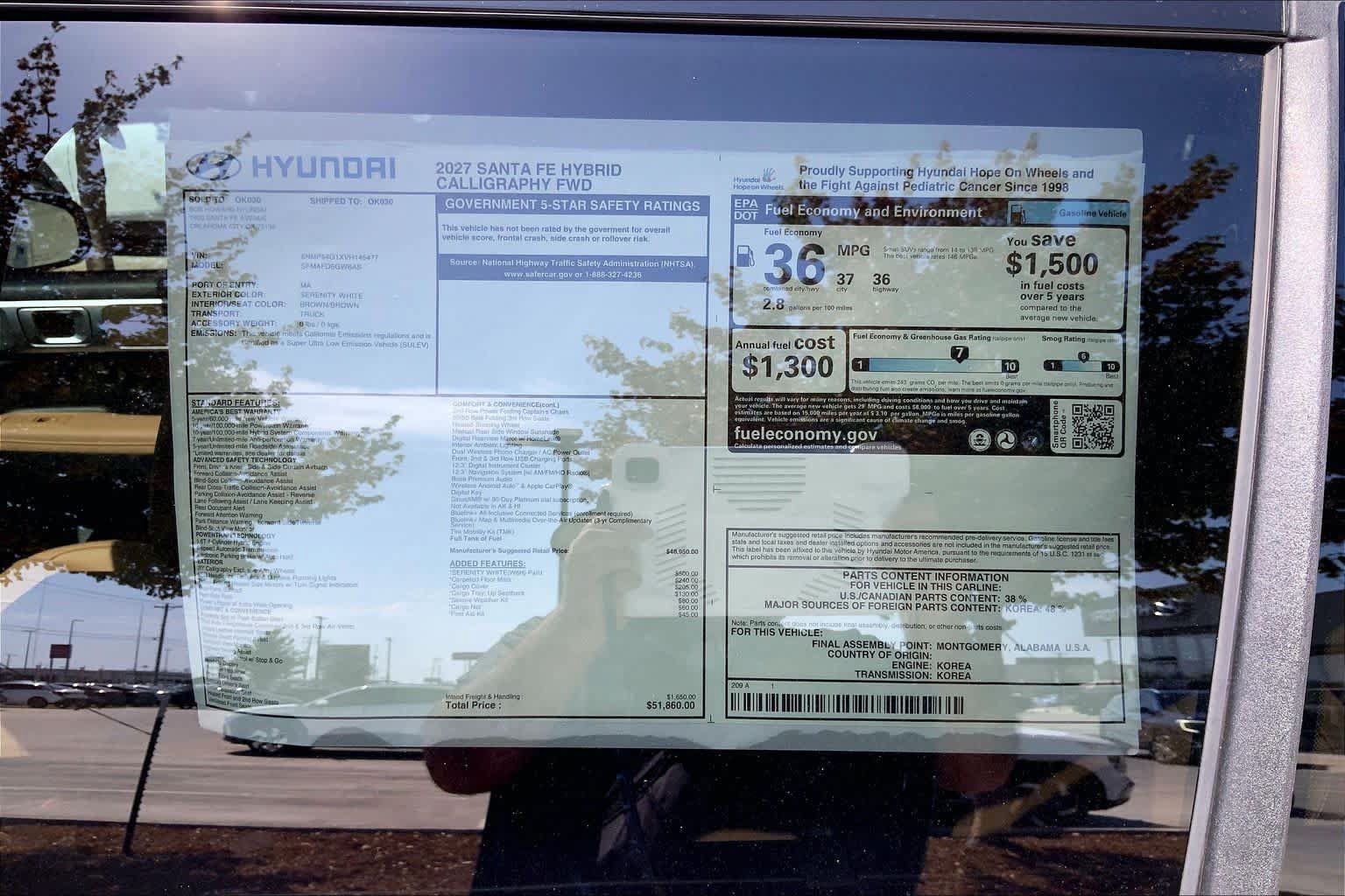 New 2027 Hyundai Santa Fe Calligraphy FWD image 18
