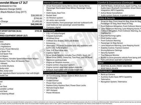 Used 2025 Chevrolet Blazer LT w/ Midnight/Sport Edition AWD/4WD image 6