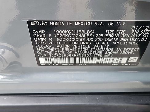 Certified 2024 Honda HR-V Sport image 13