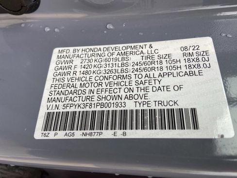 Used 2023 Honda Ridgeline Black Edition image 33