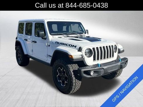 Used 2022 Jeep Wrangler Unlimited Rubicon 4xe w/ Steel Bumper Group image 3