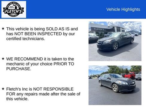 Used 2013 Chevrolet Malibu LS w/ Protection Package FWD image 2