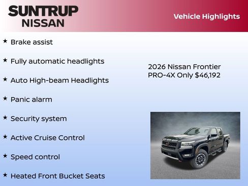New 2026 Nissan Frontier PRO-4X w/ Pro Premium Package image 30