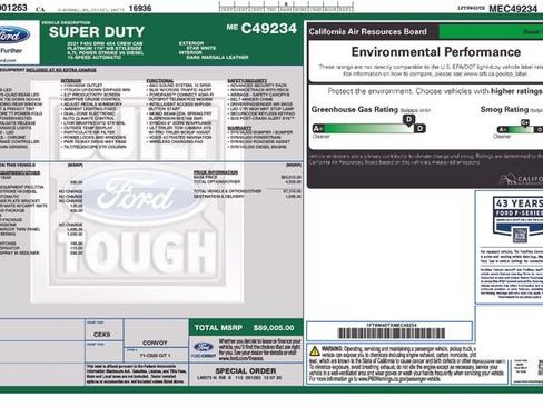 Used 2021 Ford F450 Platinum w/ FX4 Off-Road Package AWD/4WD image 7