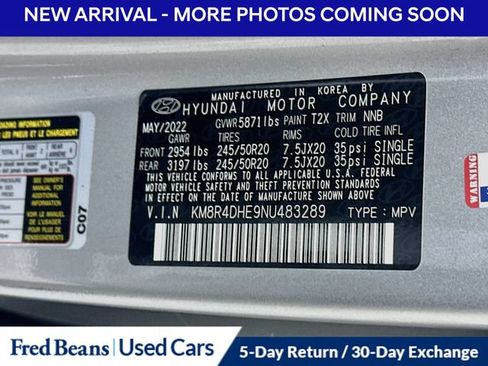Used 2022 Hyundai Palisade SEL w/ 8P Bench Seat Package AWD/4WD image 40