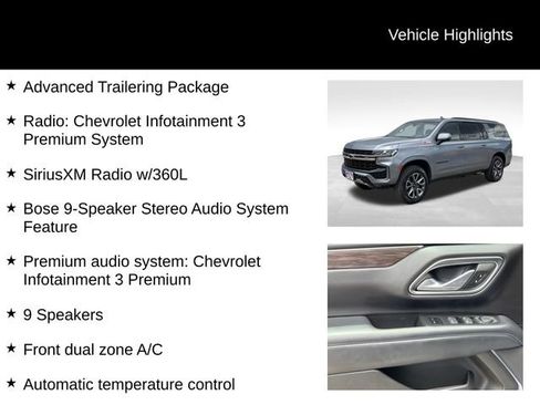 Used 2022 Chevrolet Suburban Z71 w/ Z71 Off-Road Package AWD/4WD image 14