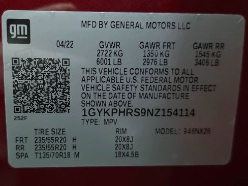 Used 2022 Cadillac XT6 Sport w/ Platinum Package AWD/4WD image 49