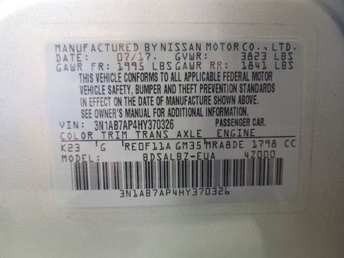 Used 2017 Nissan Sentra S FWD image 33
