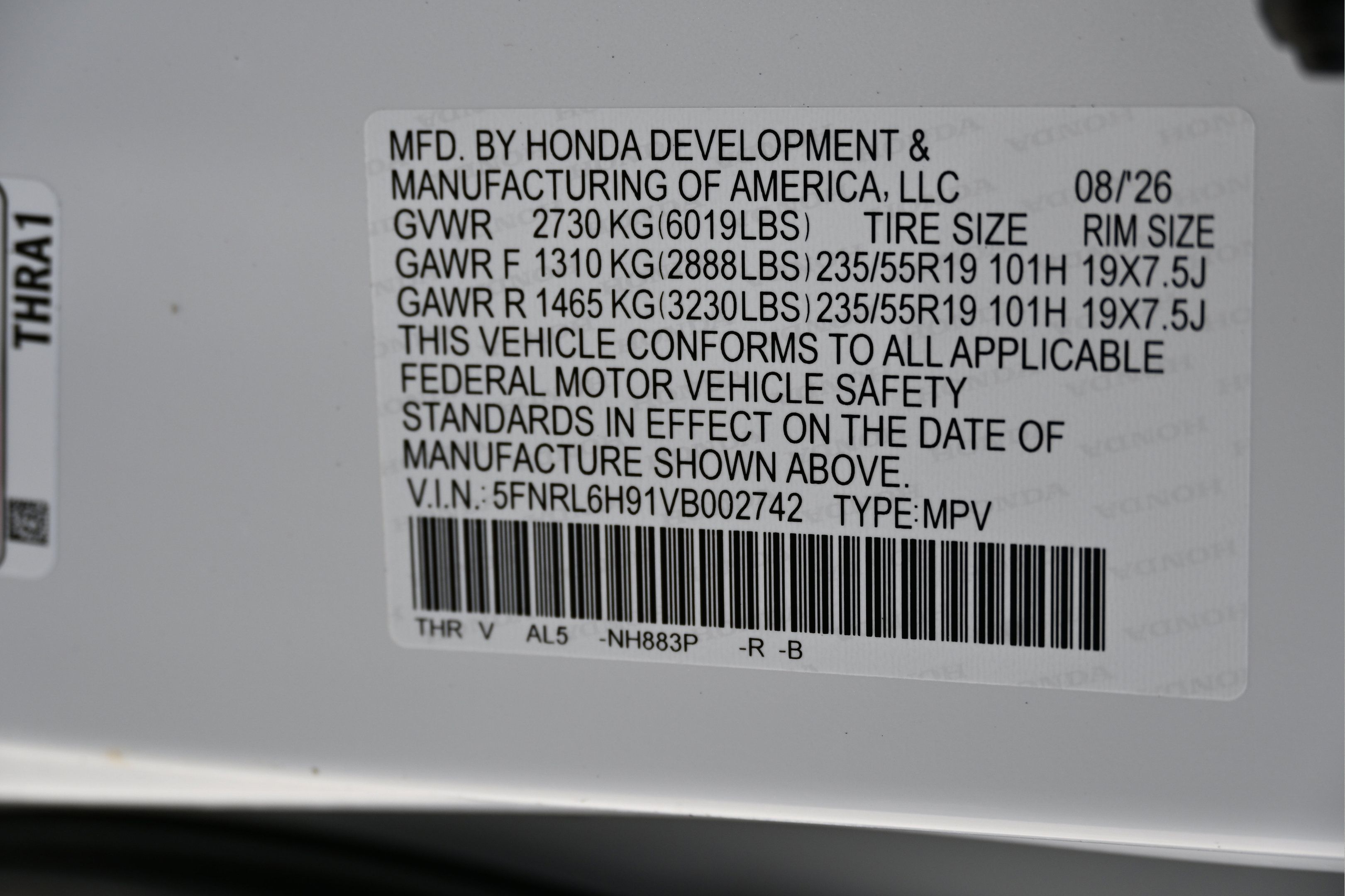 New 2027 Honda Odyssey Elite image 22