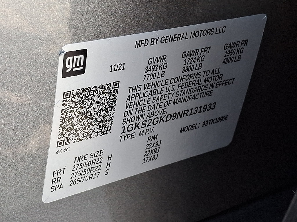 Used 2022 GMC Yukon XL SLT w/ SLT Luxury Package AWD/4WD image 33