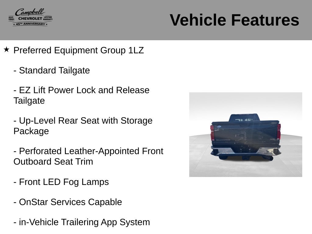 Used 2025 Chevrolet Silverado 2500 LTZ w/ LTZ Convenience Package AWD/4WD image 26