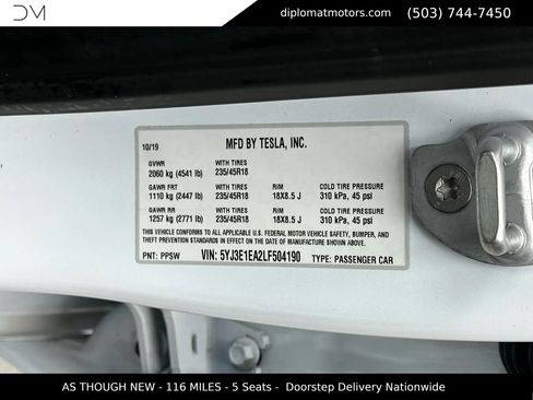 Used 2020 Tesla Model 3 Standard Range Plus image 33