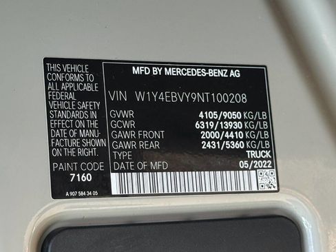 Used 2022 Mercedes-Benz Sprinter 2500 image 23