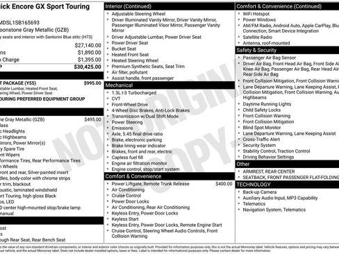 Used 2025 Buick Encore GX Sport Touring w/ Comfort Package FWD image 2