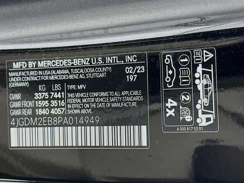 Certified 2023 Mercedes-Benz EQS 450+ 4MATIC SUV image 34