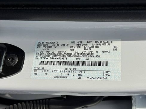 Used 2022 Ford F150 XLT w/ Equipment Group 302A High AWD/4WD image 24