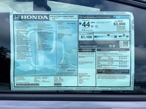 New 2026 Honda Accord Sport image 19