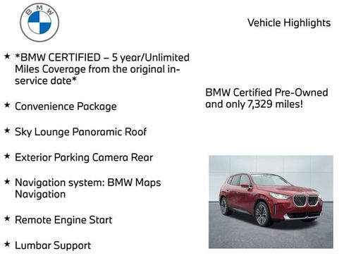 Certified 2025 BMW X3 xDrive30i w/ Convenience Package AWD/4WD image 11